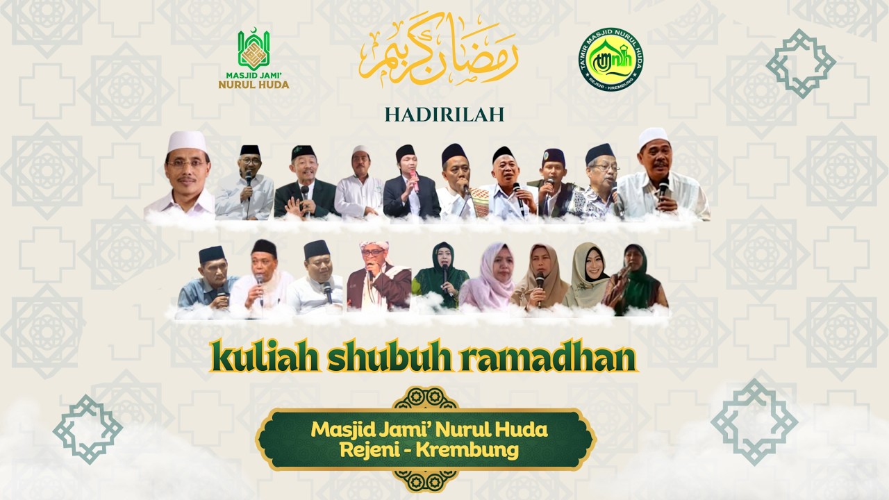 🔴 #3 Kuliah Subuh Bersama KH. M. Amrullah Khusein | Masjid Nurul Huda Rejeni