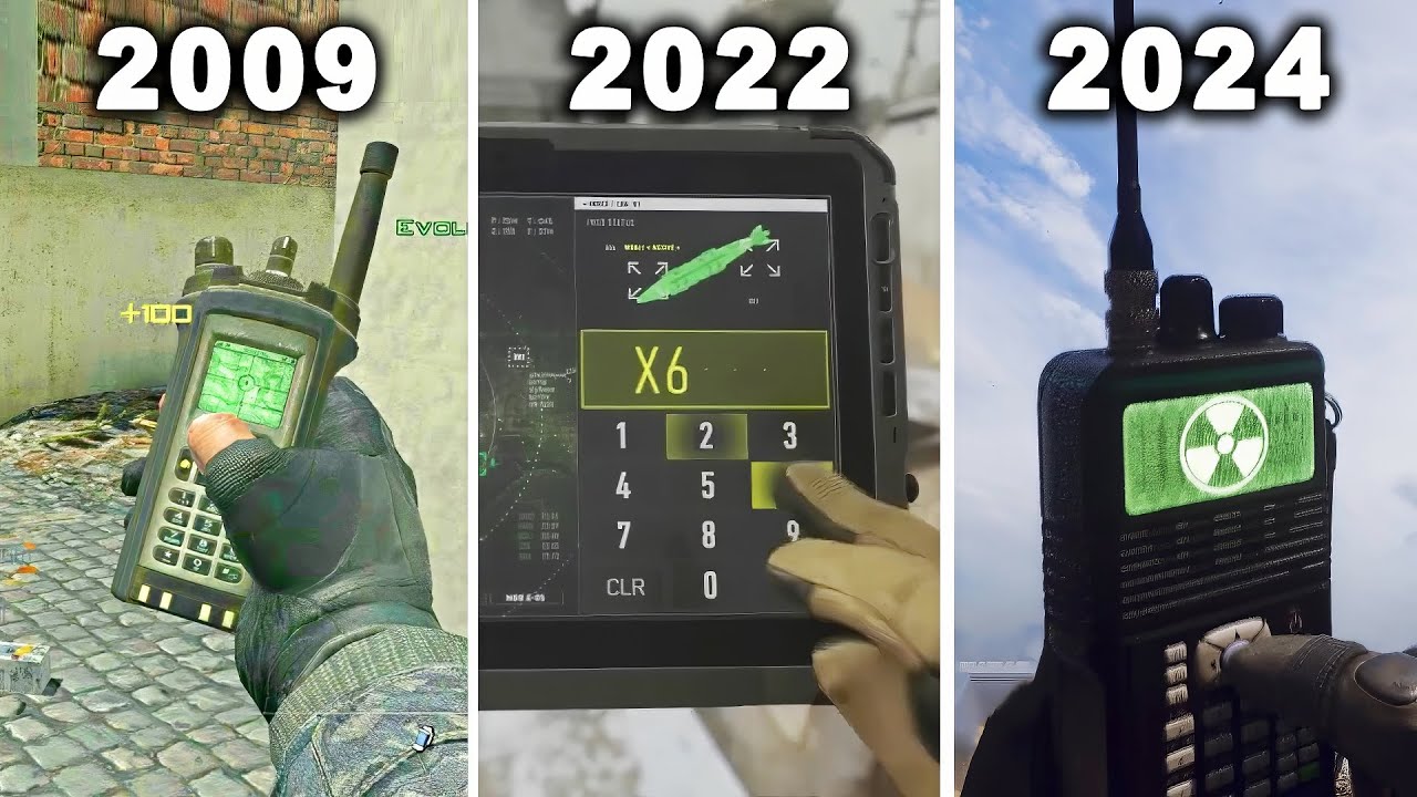 Evolution of Nuke in Call of Duty Games (2009 - 2024)