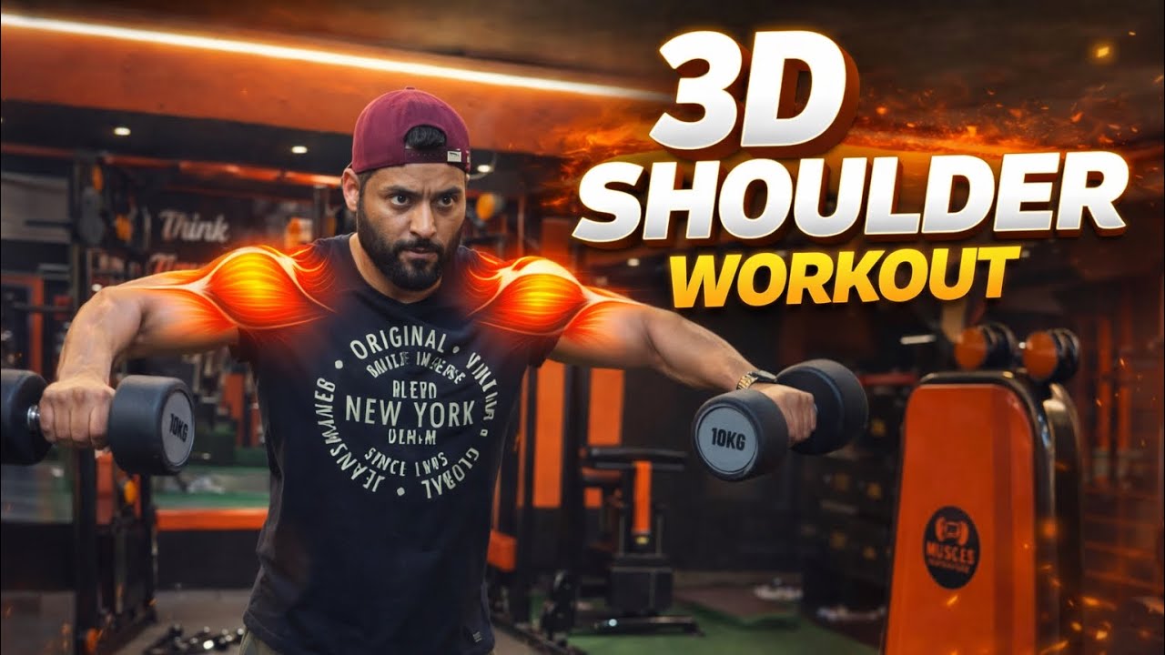 3D Shoulder Exercises | Muscle Fitness | Fitness Tips