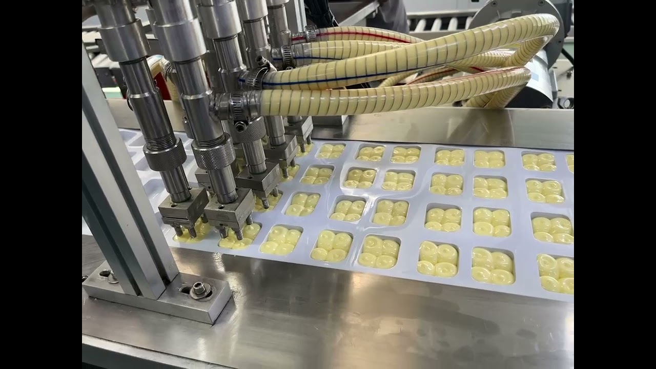 Thermoforming Filling Packaging Blister Forming Paste Sealing Packing Machine for Sauce Butter