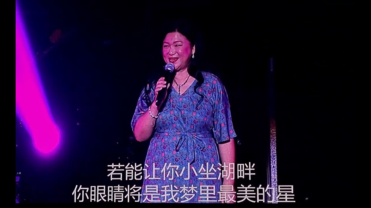 潘盈【 温柔的夜 】LIVE🎙作曲 : 李偲菘 + 李伟菘  作词 : 木子新加坡连续剧《 舞榭歌台 》插曲【 明天43 梦回青春 】新谣演唱会 21.6.2025