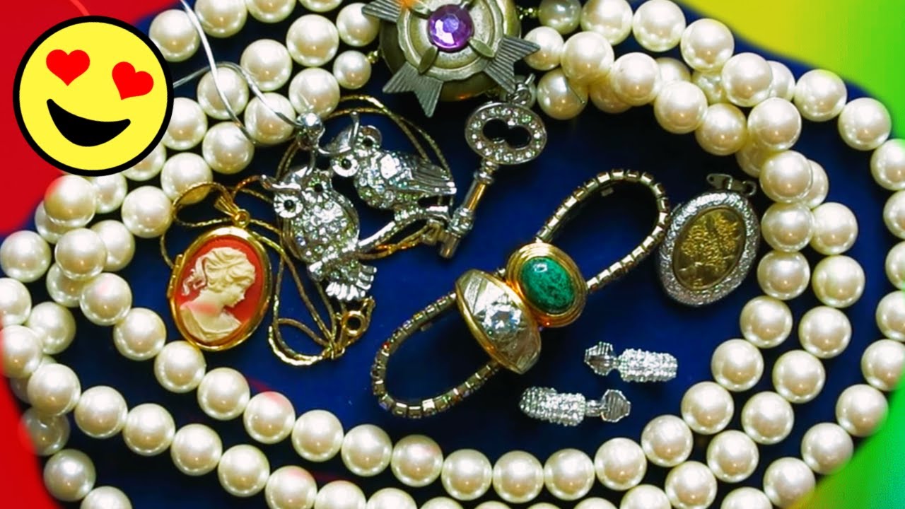 5 Pounds Jewelry Haul Unboxing to Sell on Ebay & Etsy