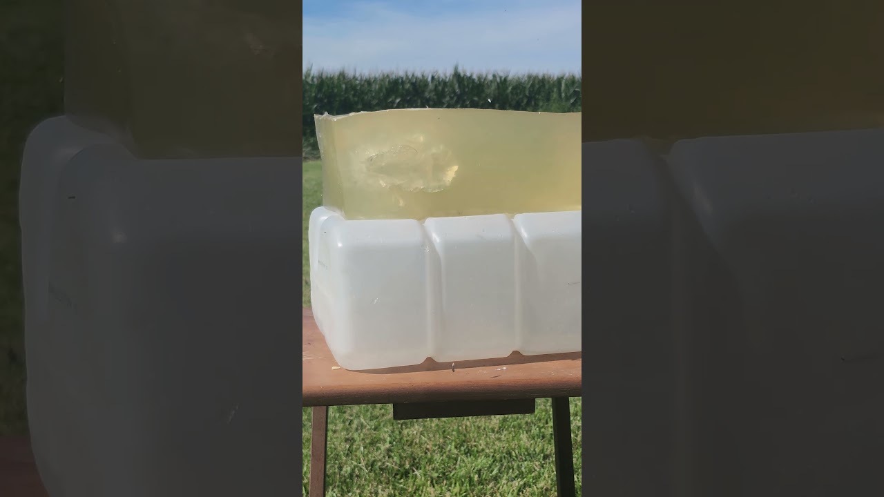.17wsm vs. homemade ballistics gel using winchester 20 grain high velocity ammo
