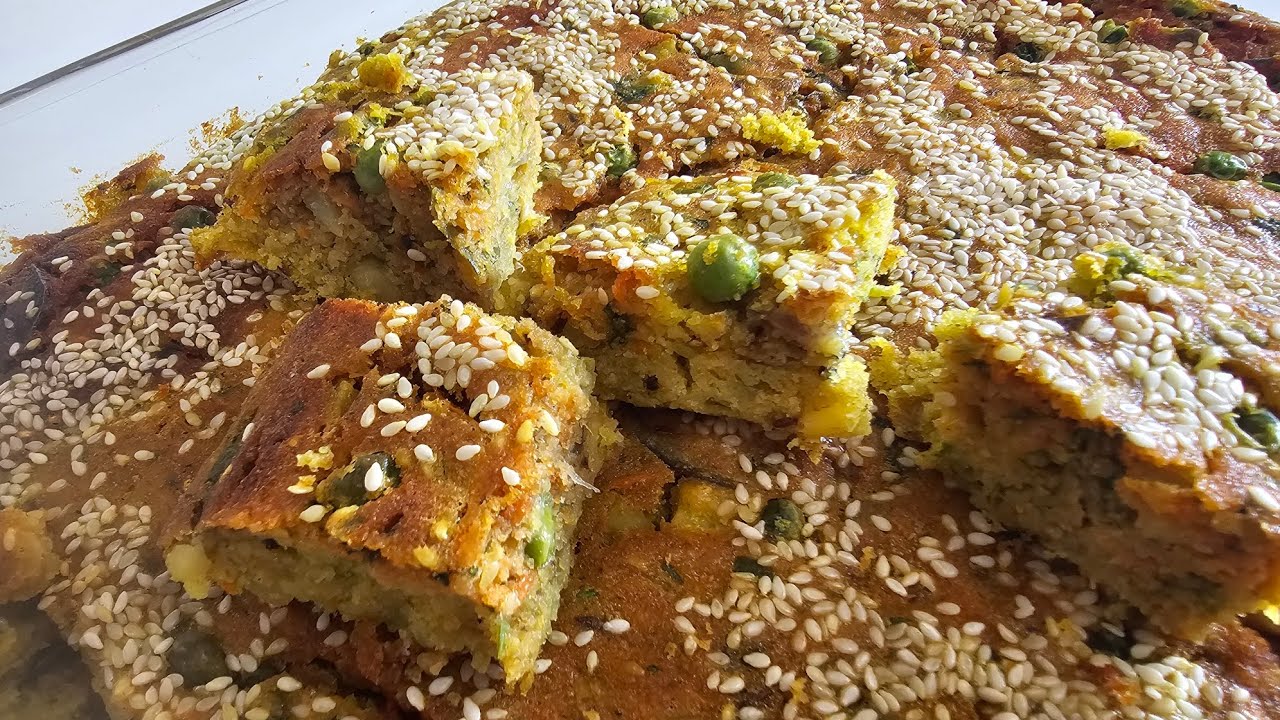 Healthy Vegetable Handwa (Handvo) Recipe | #vegetable #healthy #yummy #trending # recipe