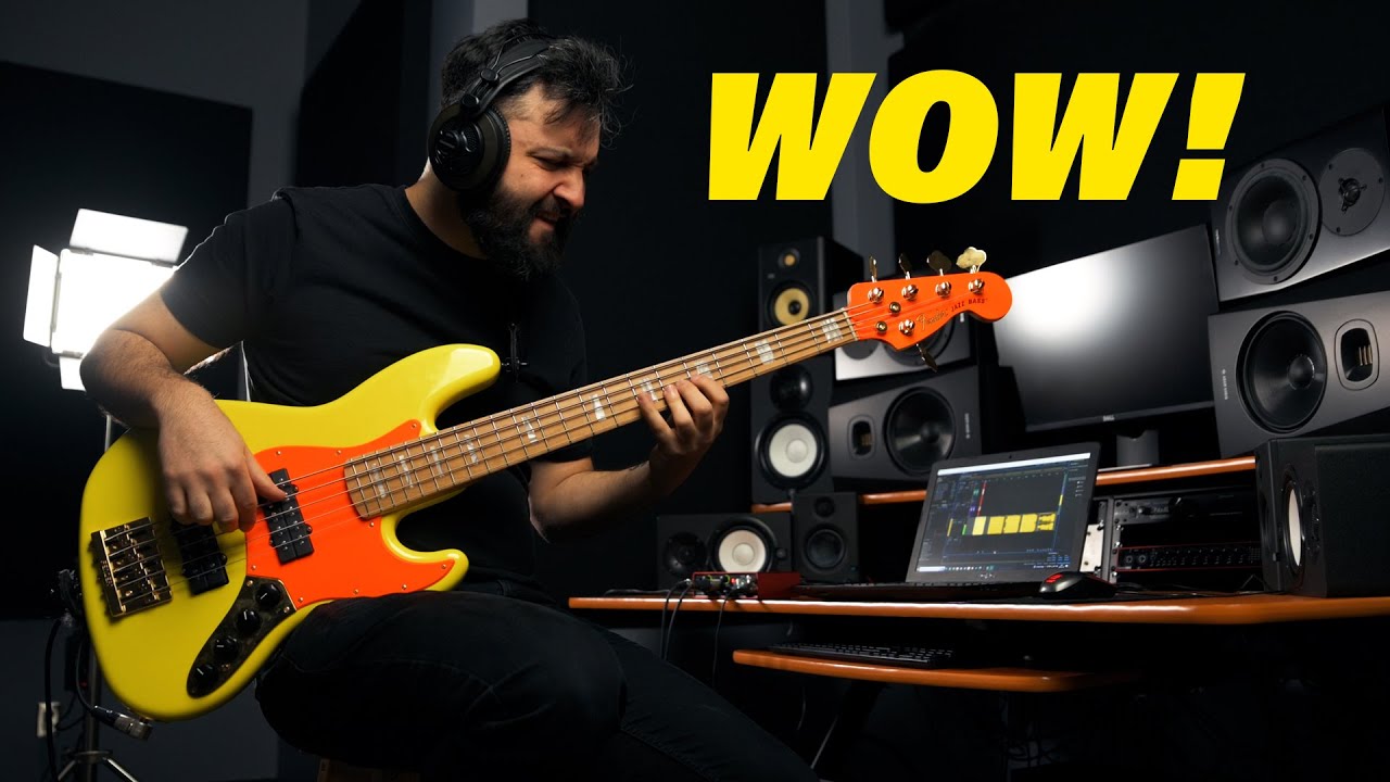 FENDER - MonoNeon Jazz Bass V