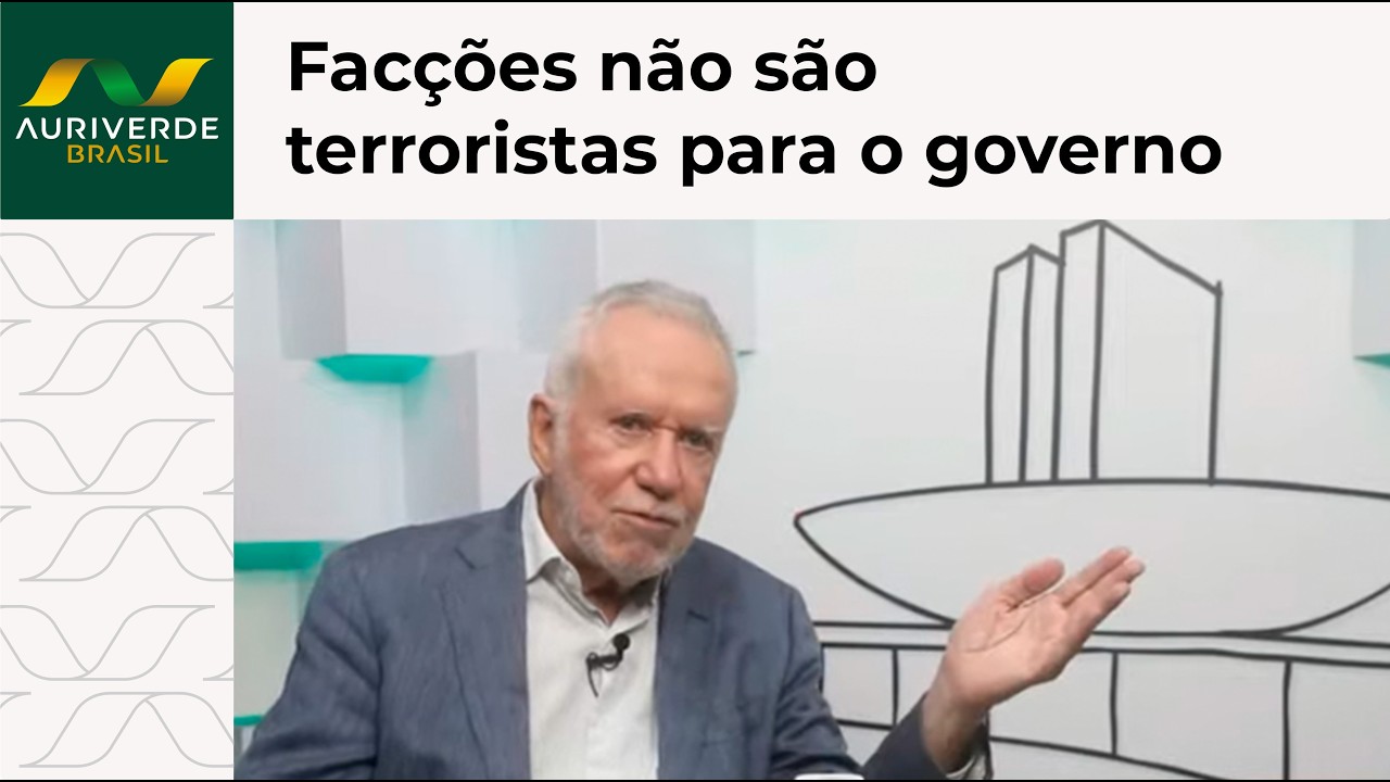 Alexandre Garcia: Governo não quer que crime organizado seja considerado terrorismo
