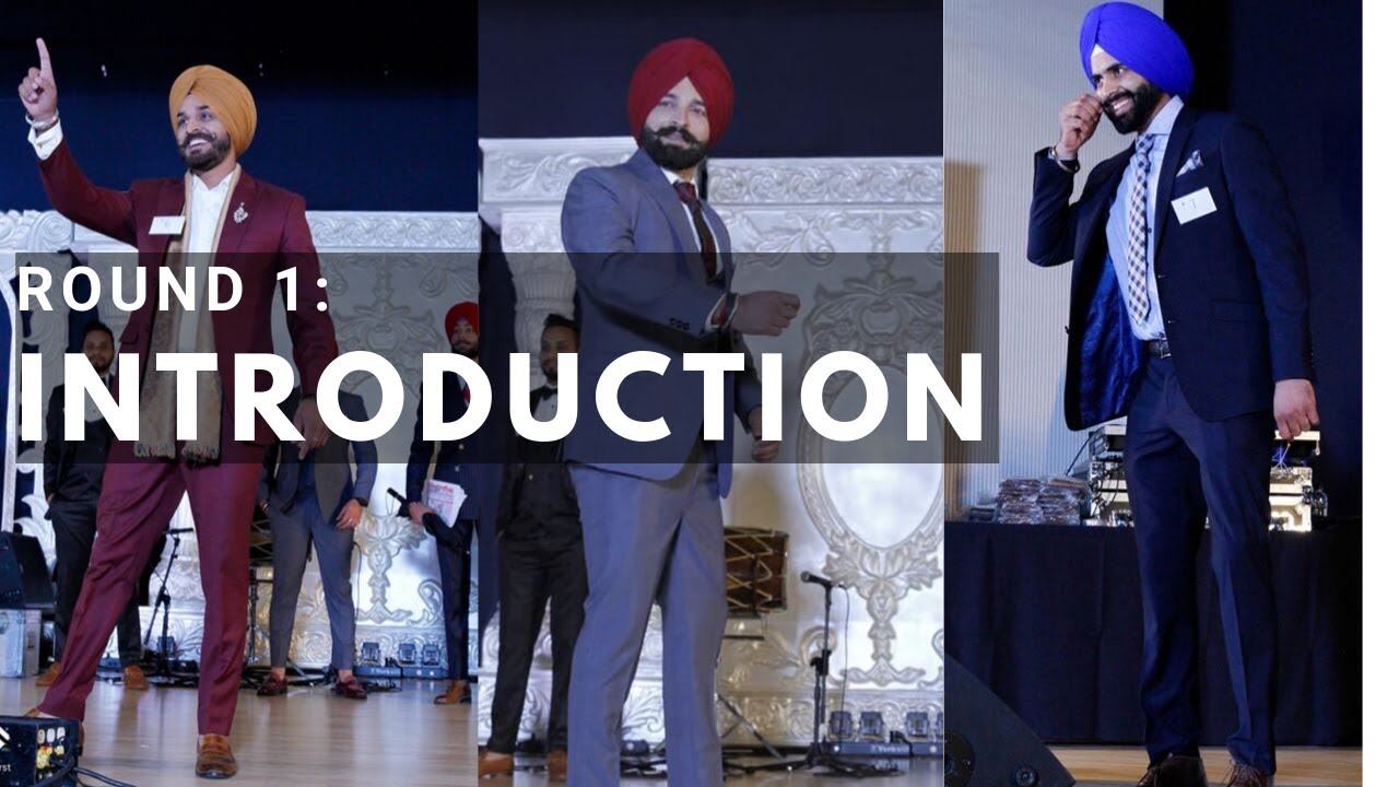 Mr and Ms Punjabi Canada 2019 || Male Contestants Introduction Round 1 Calgary 2019