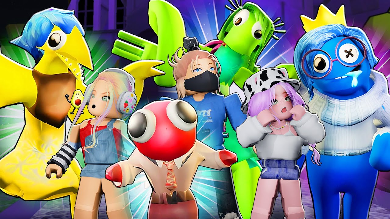 ГОЛОВОЛОМКА + РАДУЖНЫЕ ДРУЗЬЯ! Roblox Rainbow Friends Morphs