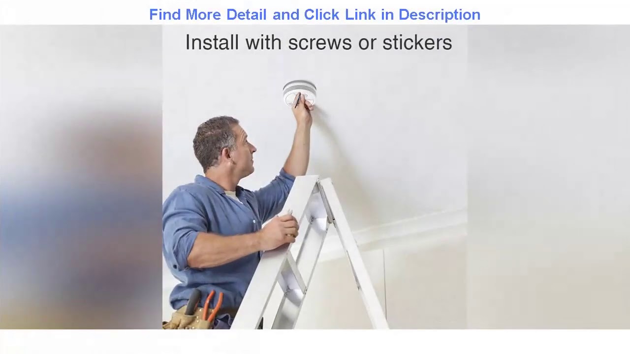 Deal Smoke Detector Wifi Smoke Alarm Tuya Smartlife APP Android IOS Control Fire Protection Portabl