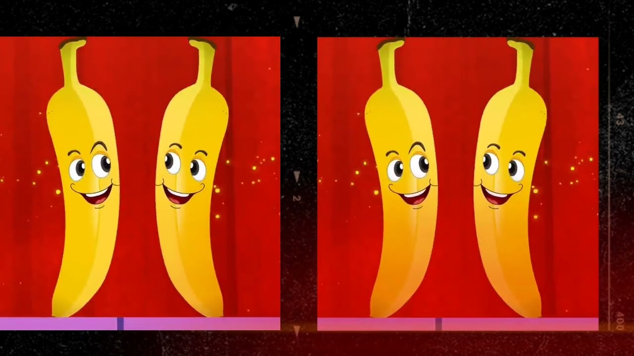 Dancing Yellow Ripe Banana/Mix Effect Sponsored By Gamavision Csupo 