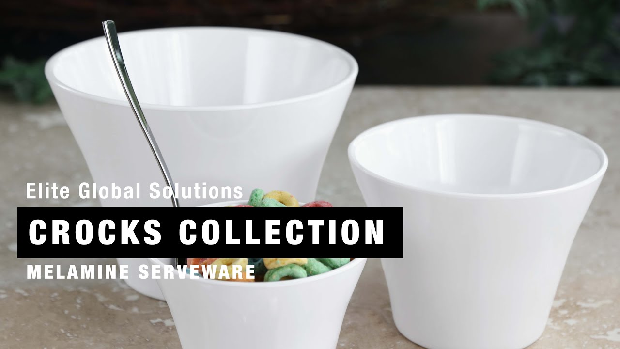 Elite Global Solutions Crocks Melamine Collection