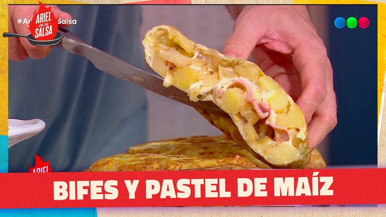 Pan de Maíz - Bifes de Roast Beef al Disco - Barra de Selva Negra | ARIEL EN SU SALSA