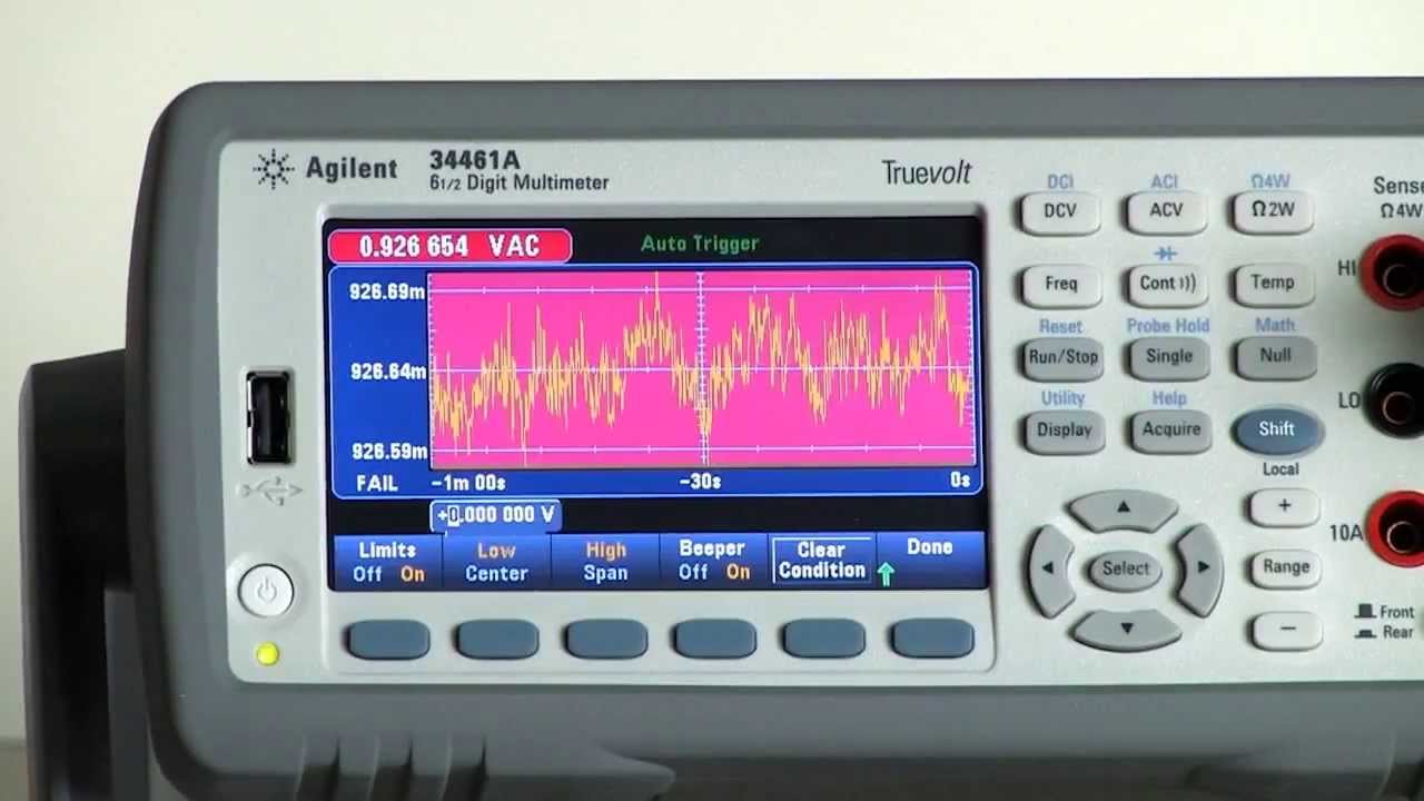 Keysight Truevolt Digital Multimeters with Histograms, Trend Charts, Bar Meter and Statistics
