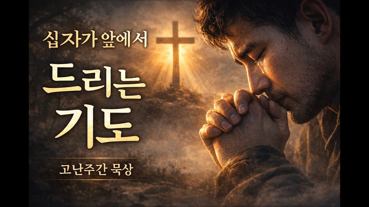 십자가를 바라본 다섯 사람의 기도 | 고난주간 CCM 묵상 찬양(사순절 고난주간)