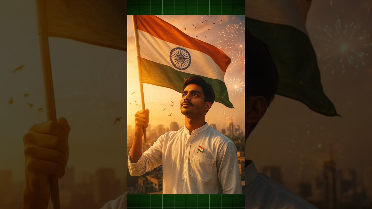 AI Prompt 🤫 independence day photo editing 2025 #photoediting #chatgpt #trending