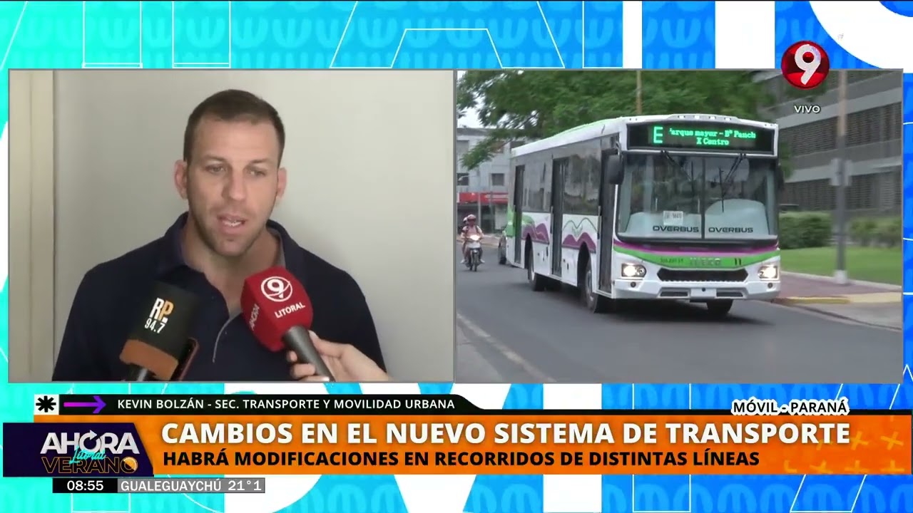 Aplican cambios en recorridos de colectivos tras pedido de vecinales de Paraná