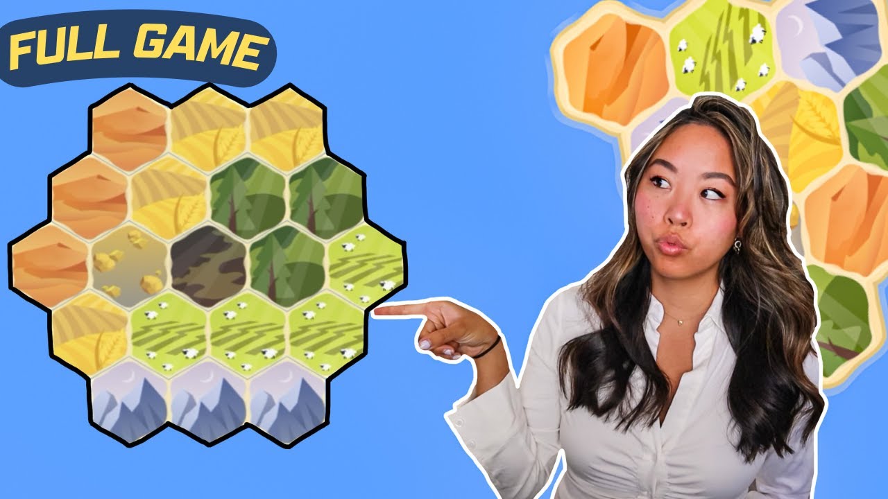 STRANGE CATAN MAP (+how to play catan with me!) || full landover game