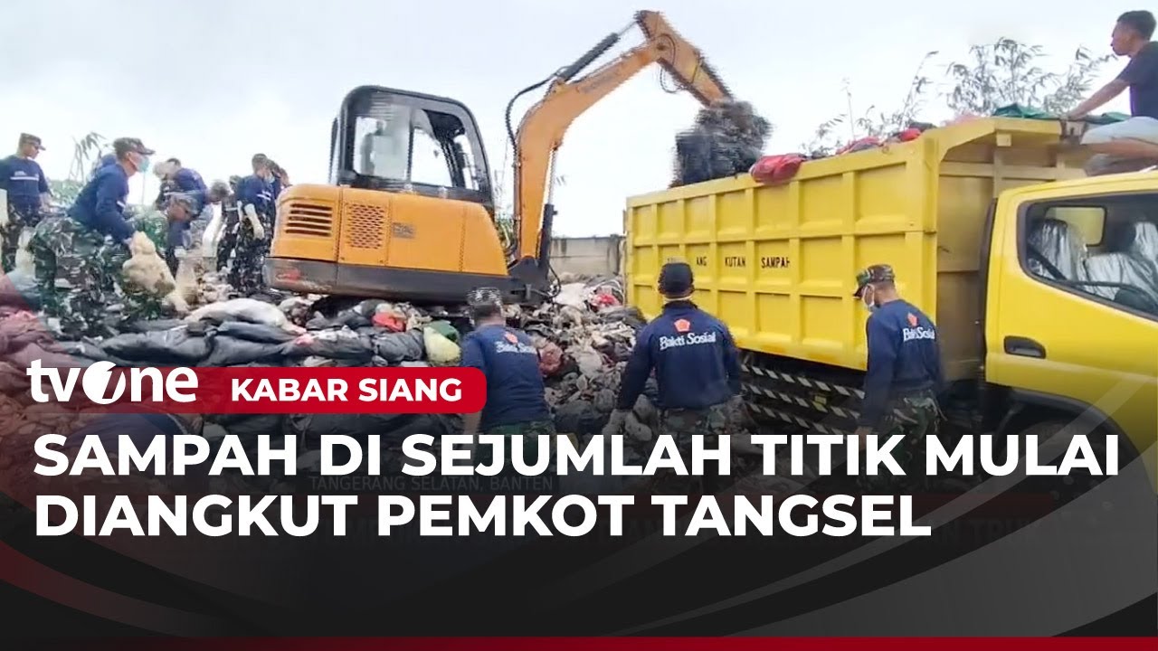 Pemkot Tangsel Kerahkan 69 Armada Angkut Sampah di Sejumlah Titik | Kabar Siang