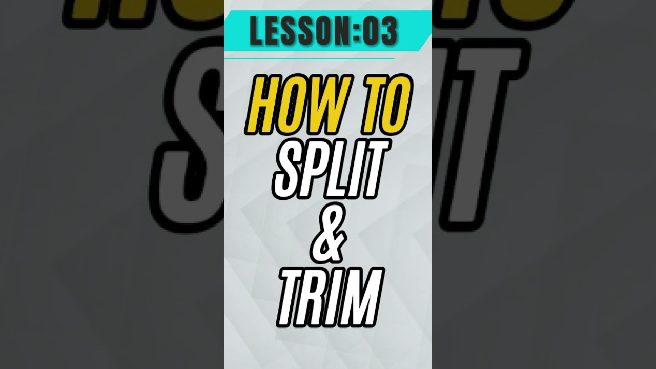 How to Trim and Cut Videos in CapCut Mobile - Lesson 03 CapCut Tutorial #capcut