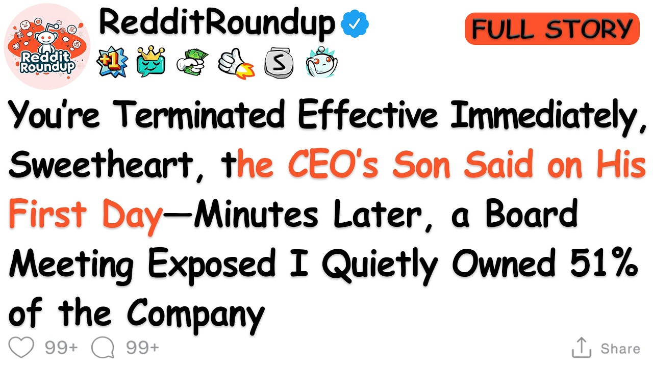 The CEO’s Son Fired Me Calmly at 9:00 AM and Took My Badge—At 9:03, the Board Meeting Began...