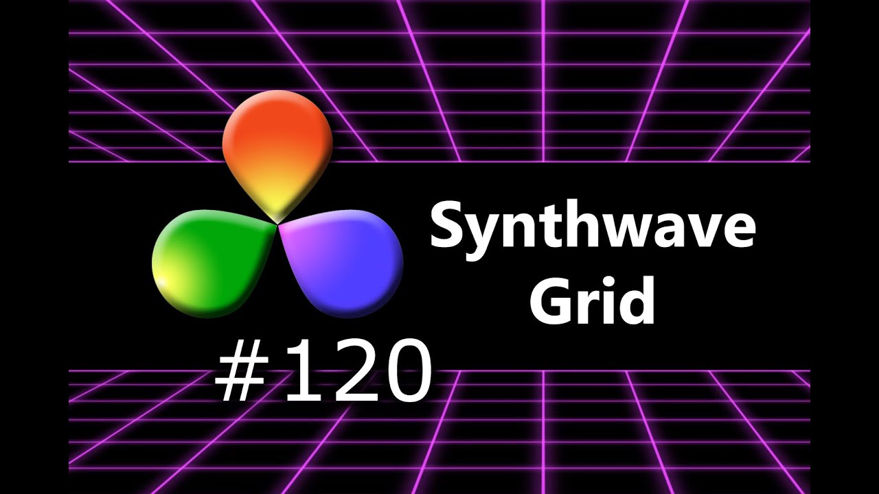 Учебное пособие по DaVinci Resolve: как создать анимированную сетку Synthwave