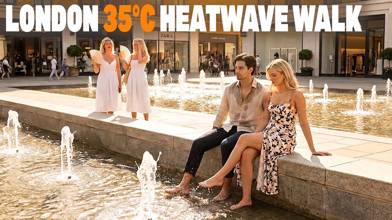 LONDON HEATWAVE 🔥 35&deg;C in Luxury Chelsea - London Walk Tour 2026 [4K HDR]