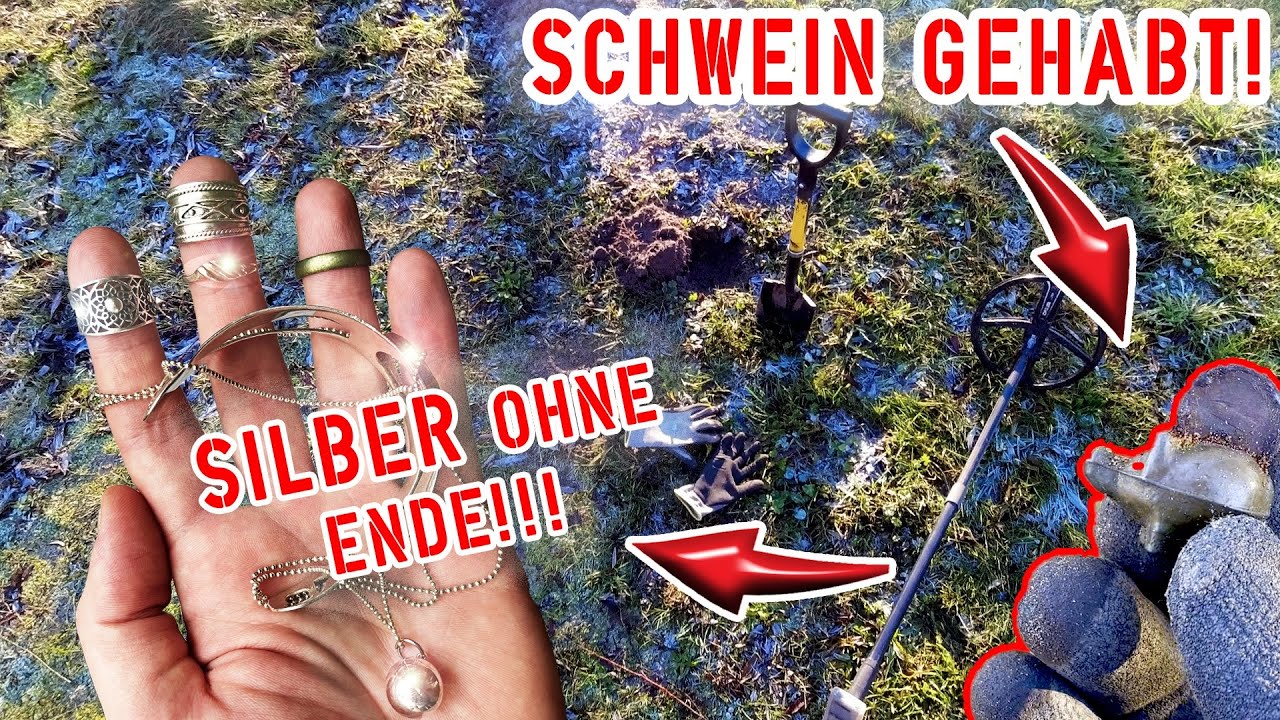 MEGA Runde mit METALLDETEKTOR! SCHMUCK und Euros auf Badewiese gefunden!(SONDELN)(SCHATZSUCHE)