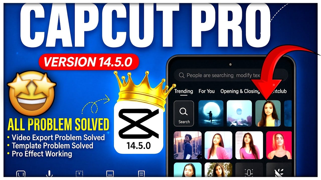 CAPCUT PRO 14.5.0 Update 🤩🤫 | All Problem Solved | Export & No Internet Connection Problem Solved |