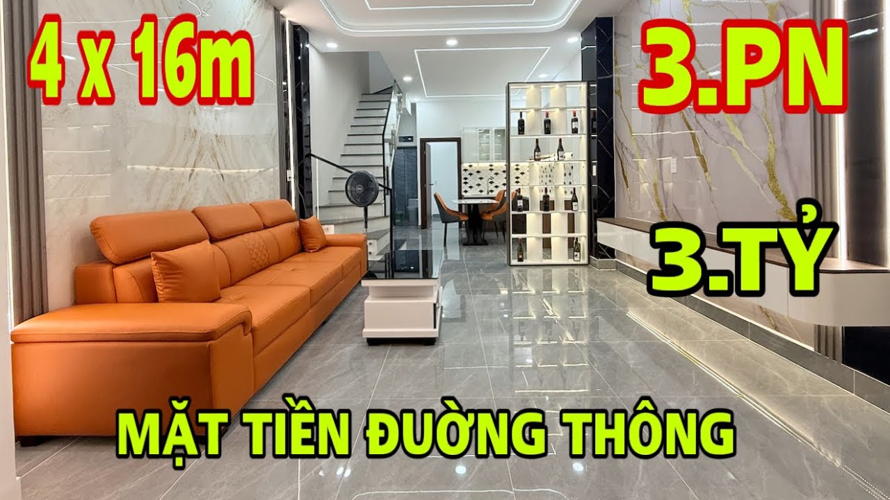 B&aacute;n nh&agrave; phố quận 12. mặt tiền đường th&ocirc;ng đường h&agrave; huy gi&aacute;p phường thới an ngay chợ đường