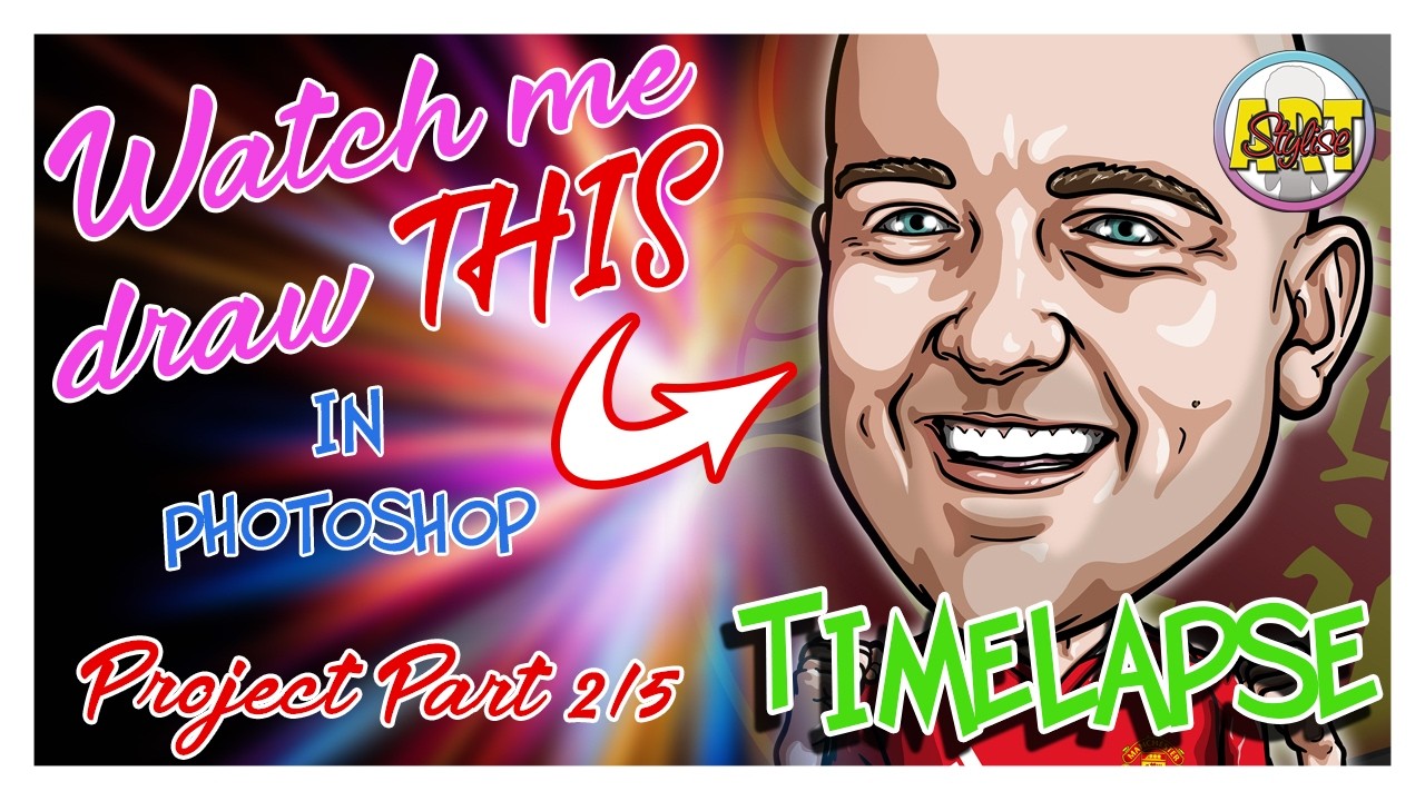 Photoshop Illustration Timelapse; Supporter-Style Project - Part 2/5 - Supporter-Style Artwork