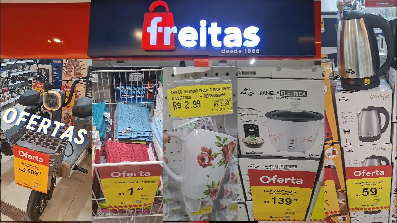 🚨LOJA FREITAS SÓ AS OFERTAS! 💸 Eletrodomésticos e Utilidades MUITO BARATOS (Shopping Tacaruna)
