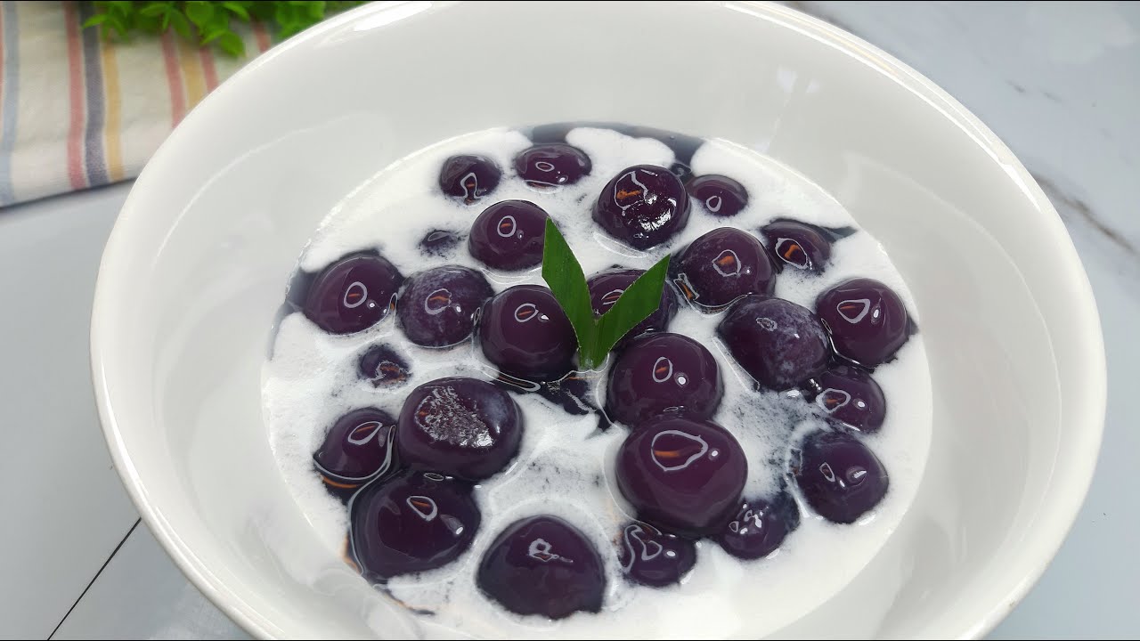 BUBUR CANDIL UBI UNGU || Kolak Biji Salak Ubi Ungu Kenyal Gurih Legit