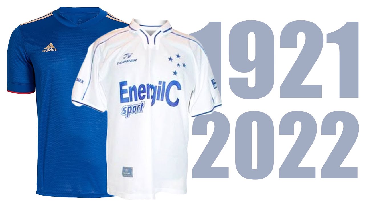 Camisas do Cruzeiro - Todas de 1921 a 2020