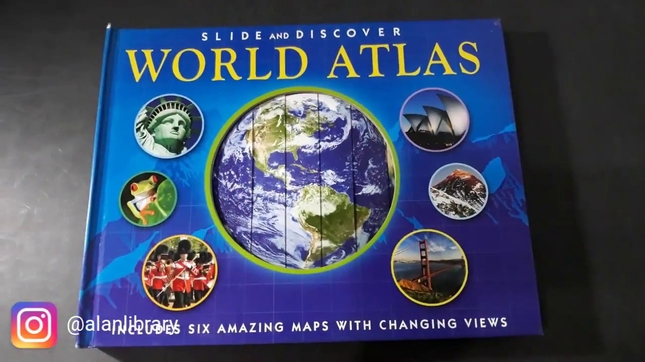 WHAT'S INSIDE SLIDE AND DISCOVER WORLD ATLAS CHANGING PICTURE BOOK
