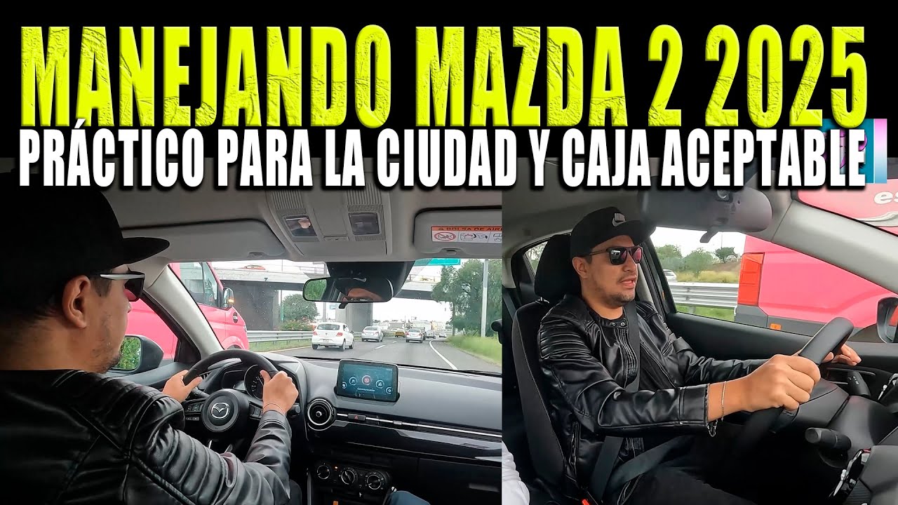 MANEJANDO MAZDA 2 2025 🔴 COMPETENCIA DE SEAT IBIZA Y MG3 2025