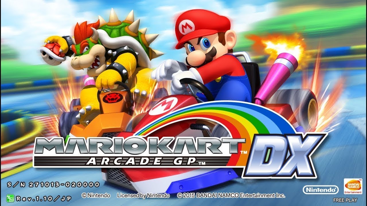 MARIO KART ARCADE DX V1.10 - NAMCO ES3 - GAMEPLAY GRAND PRIX 150CC MIRROR