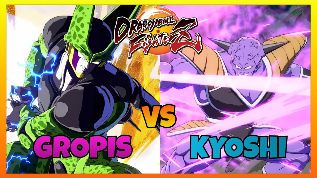 DBFZ - GROPIS vs KYOSHI gameplays (Cell, Teen Gohan, Android 21 vs Jiren, Ginyu, Krillin)