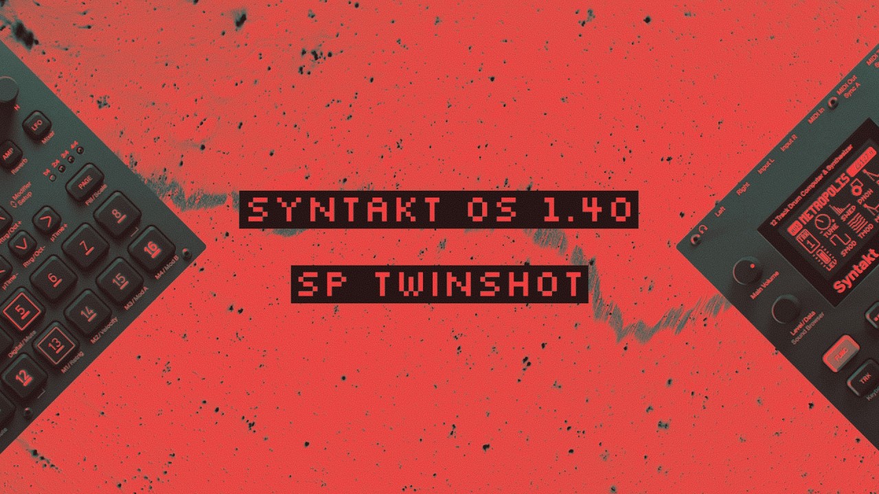 Syntakt 1.40 — now with samples! 🤯 #techno