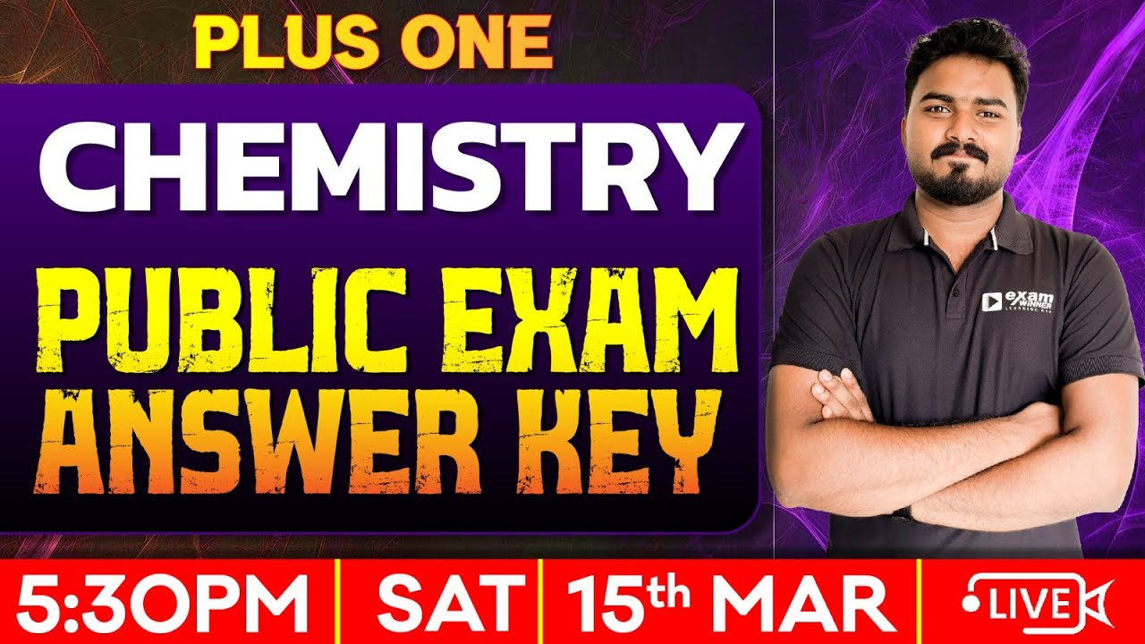Plus One Public Exam | Chemistry Question Paper Analysis | Exam Winner