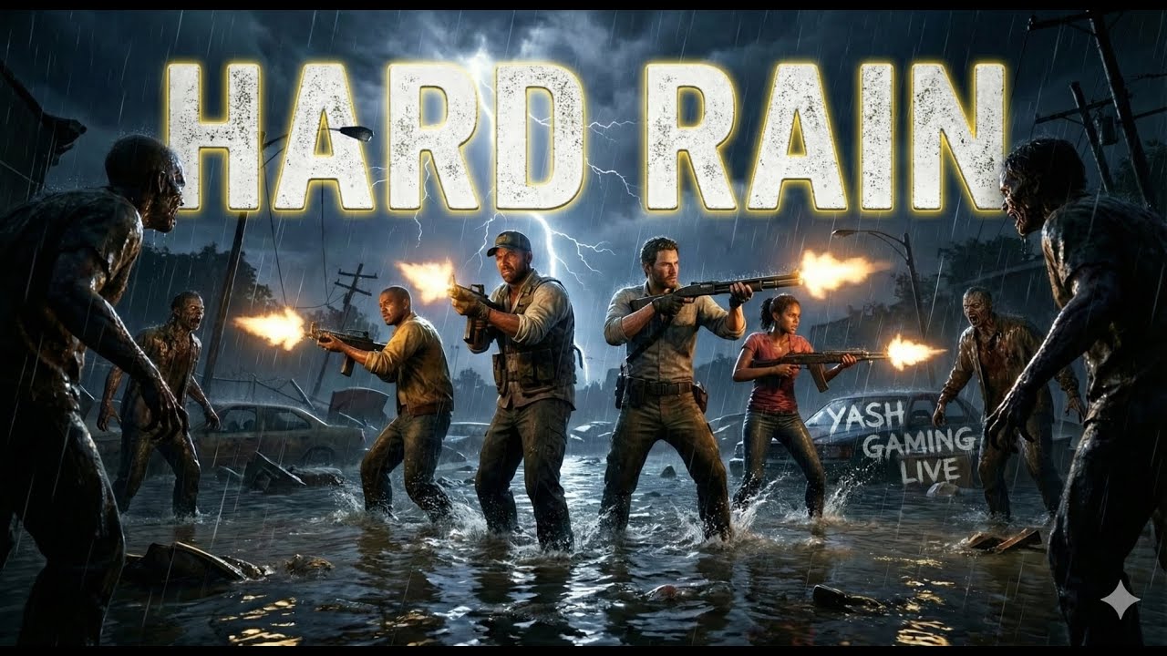 SURVIVING THE MEGA STORM! ⛈️🧟‍♂️ Hard Rain Full Gameplay - Left 4 Dead 2 