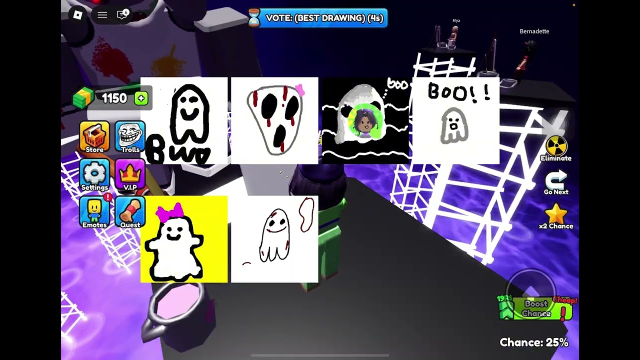 Today I’m playing draw or off!