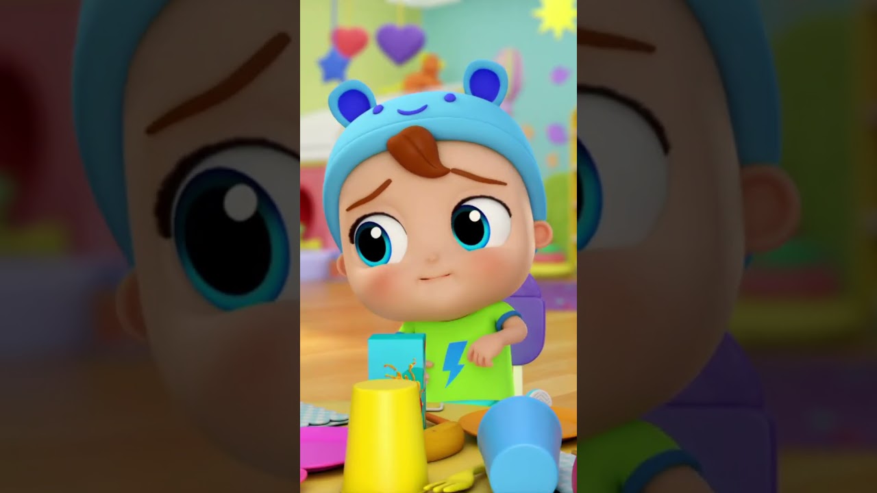 Baby John Says No to Messes 🚀 #TidyUp #KidsActivities | Colors For Kids 🏳️&zwj;🌈🌈