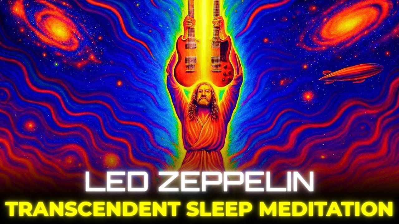 LED ZEPPELIN STYLE TRANSCENDENT SLEEP MEDITATION 🌌 Gentle Ambient Guitar Waves