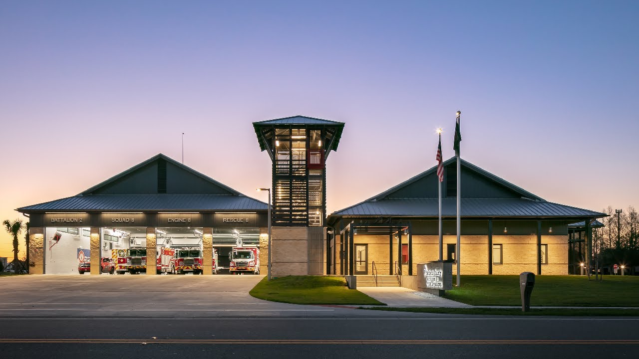 Sarasota County Fire Station 8 by Sweet Sparkman Architecture and Interiors