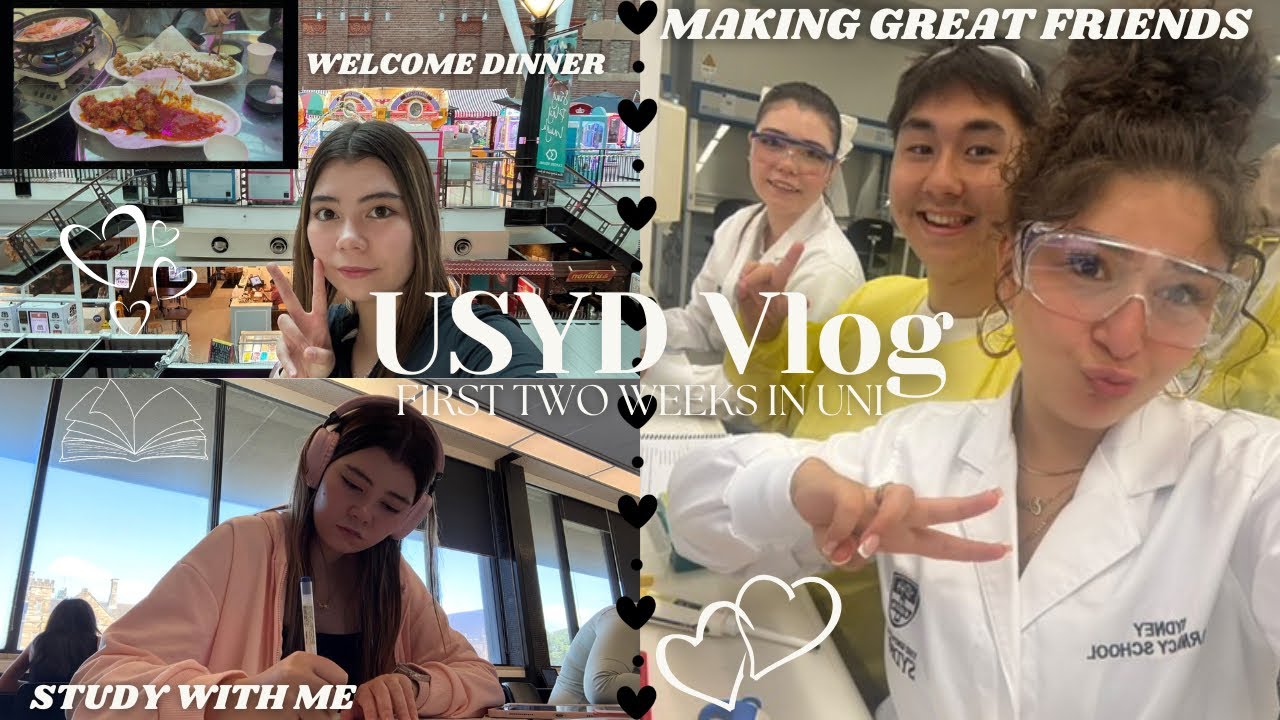 𝐔𝐍𝐈 𝐕𝐥𝐨𝐠 | USYD Pharmacy Student | First Two Weeks In Uni | Back To School Shopping