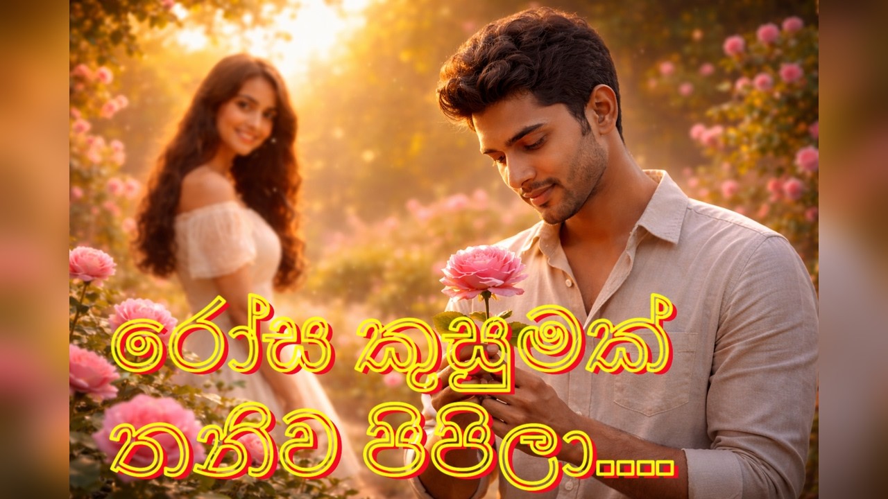 රෝස කුසුමක් තනිව පිපිලා ...| Lovely Sinhala Love Ballad | Official Music Track