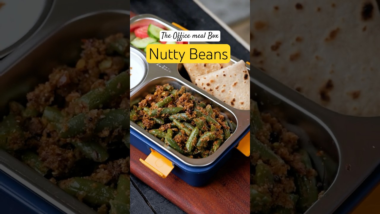 Ep. 4 of The Office MealBox | Nutty Beans | LunchBox Ideas | easy Recipes | Sabji #indianrecipes