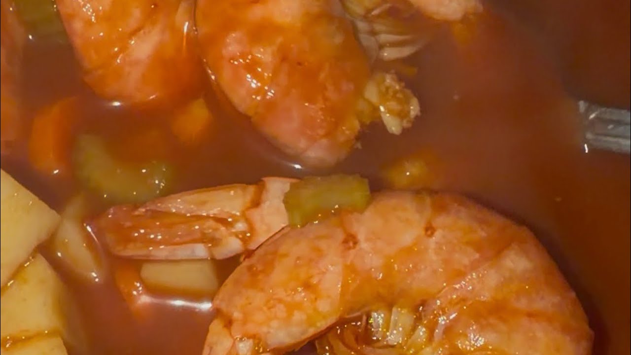  Caldo de camarón 🦐 casero paso a paso/ receta fácil 