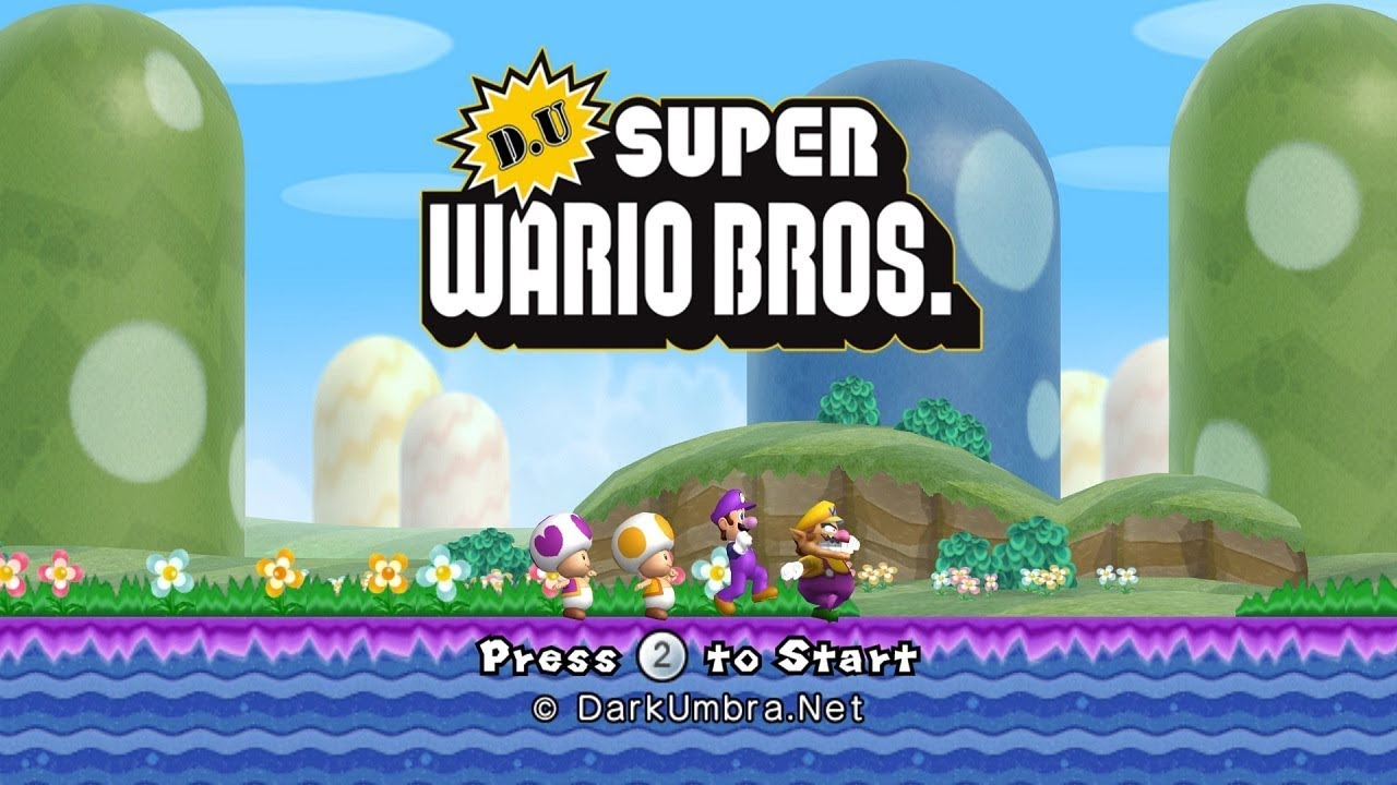 D.U Super Wario Bros (100% Complete, No Death) New Super Mario Bros. wii