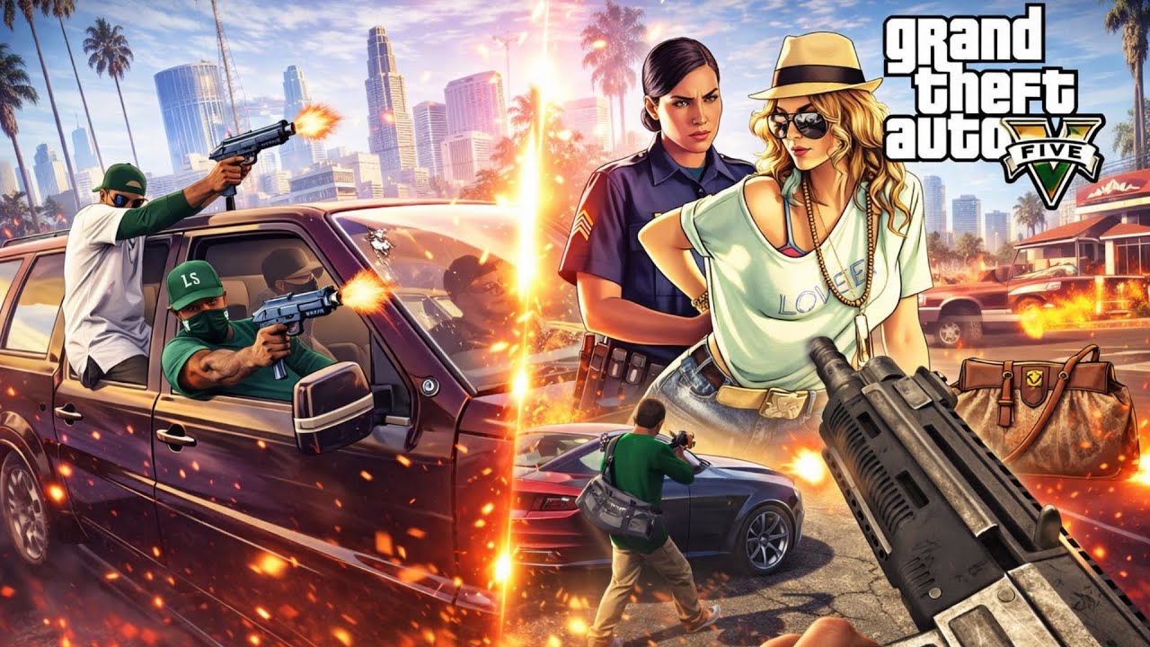 😤😞 شریفو ازمون گرفتن از کل شهر انتقام گرفتیم 😈 GTA V ROLPLAY